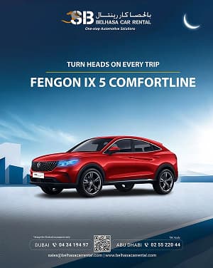 Premium car rental advertisement